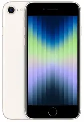 iPhone SE (2022) 128GB Starlight A15 Bionic, True Tone, Trådløs lading