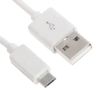 TT Sync/Ladekabel USB-MicroUSB, Hvit Bulk, Universal