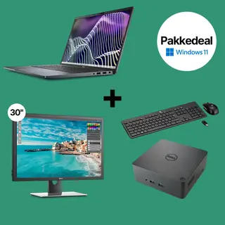 Back to School pakke 3 PC / Monitor / Docking / Mus og Tastatur